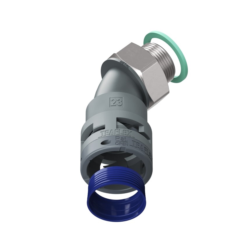 Curva 45°Ip68 Bf23 M25 Grigio