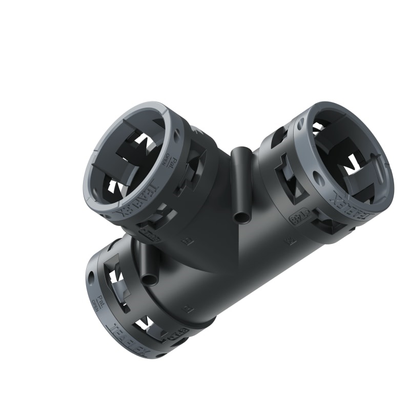 Raccordo T Nero Ip66 48-48-48