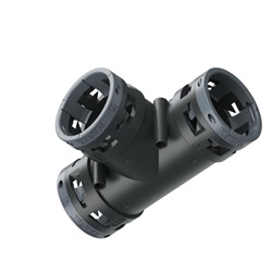 Raccordo T Nero Ip66 48-48-48