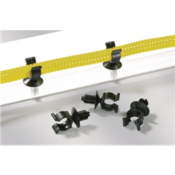 Fissaggio tubi corrugati CTC13F clip ancoraggio rapido per automotive e elettrotecnica