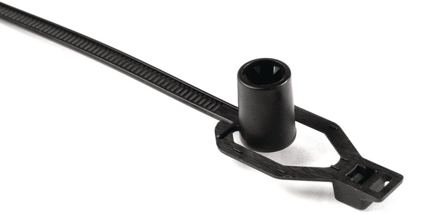 Fascetta fissaggio perno 5 mm RT50RS5 soft-push e hard-push montaggio facile e resistente