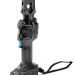 Crimpatrice oleodinamica a batteria 50kN bi-linear testa apribile 150mm² connettori elettrici