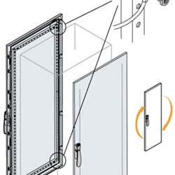 Porta cieca 1600x800 mm per quadri elettrici industriali