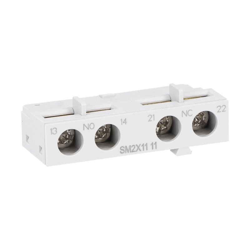 Contatti ausiliari frontali SM2R/SM3R 1NA+1NC montaggio frontale per automazione