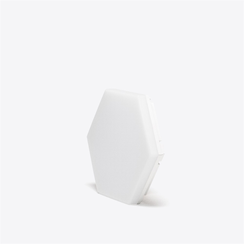 PLAFONE ESAGONALE 24W IP65 BIANCO N
