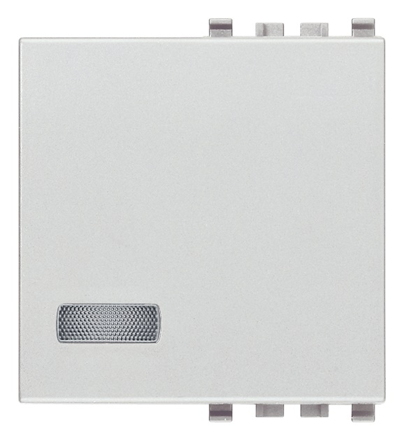 Tasto intercambiabile 2 moduli con diffusore illuminabile Next per impianti elettrici