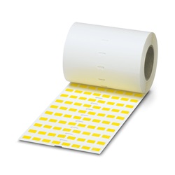 Etichette gialle 10x7mm per morsettiere