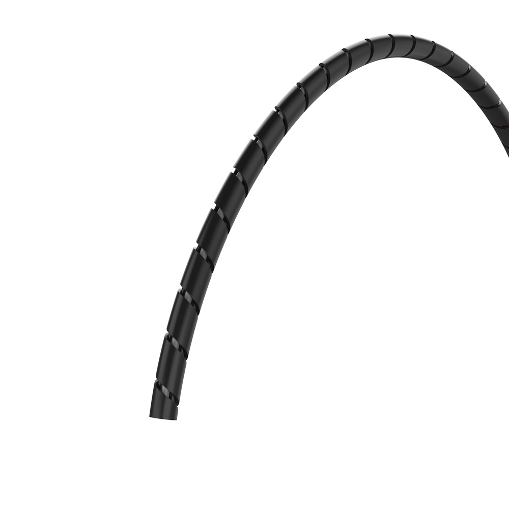 SPIRAL WRAP, FR, .19  X 100 , BLK,1