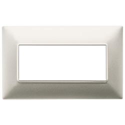 PLACCA 5M BS NICHEL OPACO