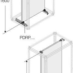 Piastra di montaggio completa altezza 1600mm larghezza 400mm per strutture supporto