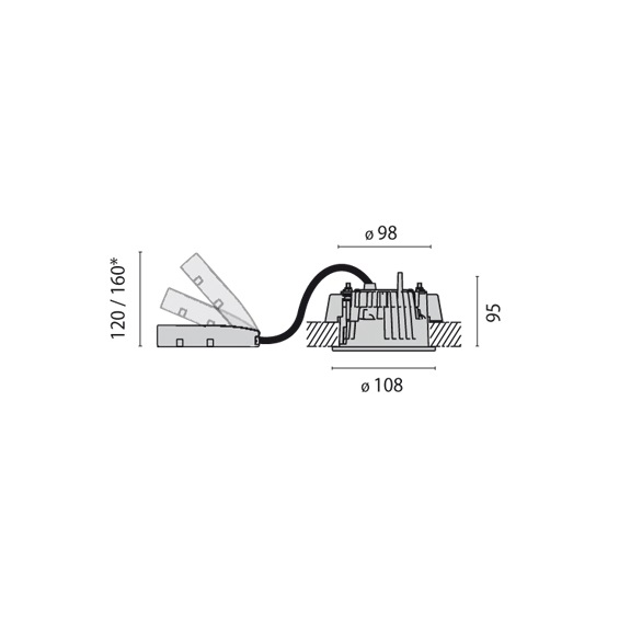 DL100LED SB 10 C/EW 840 WH9016 OP