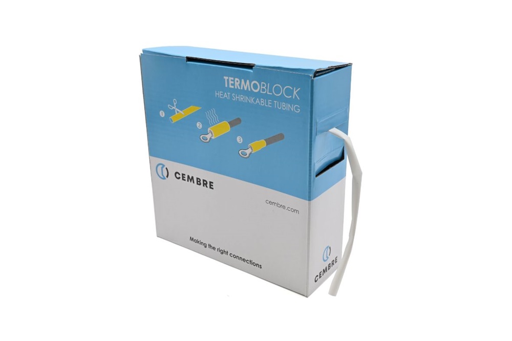 Guaine termorestringenti TBS 4,8 mm 10 m bianco automazione