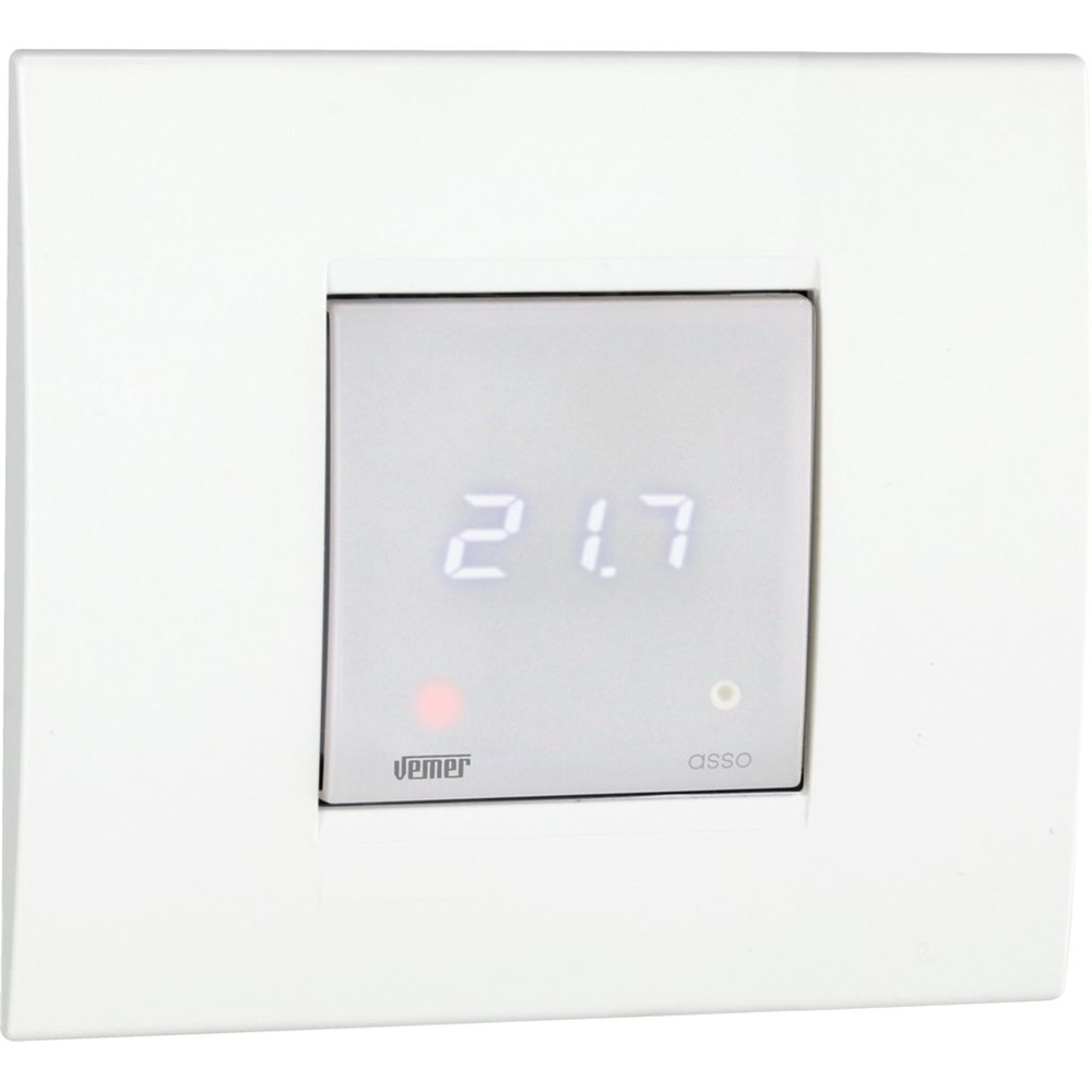 Cronotermostato Wi-Fi da incasso 2 moduli 230V programmazione settimanale app mobile