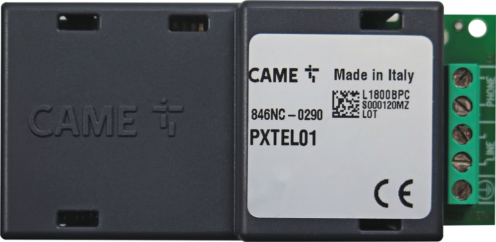 Modulo PSTN digitale per centrali allarme PX, invio eventi a 32 numeri, controllo remoto vocale, compatibile sistemi sicurezza professionali