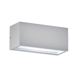 Applique LED biemissione 12W IP55 struttura alluminio esterno resistente UV