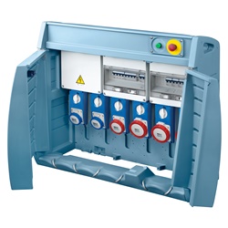 Quadro elettrico Q-BOX6 ASC 6 prese SBF 33 kW per cantiere certificato EN 61439-4