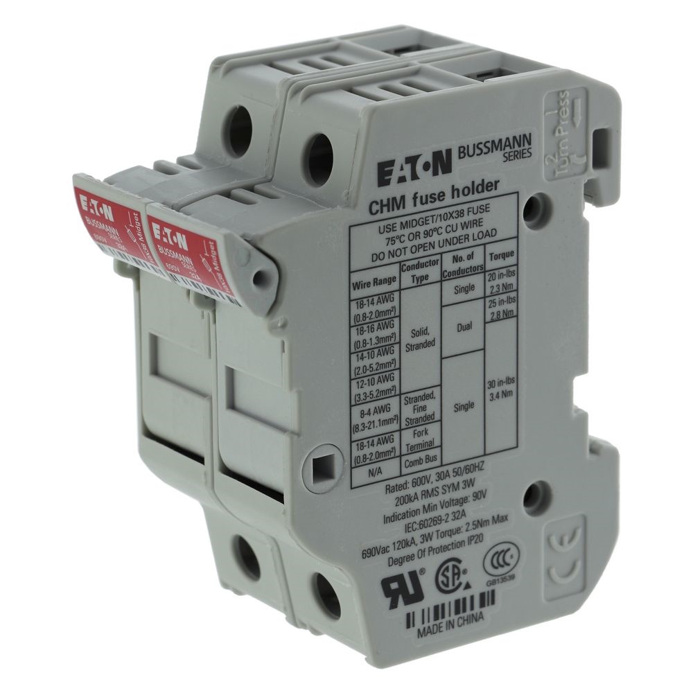 CHM2DU BASE PER 10X38, 32A, 690VAC,