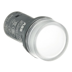 Pilot Light LED bianco 220V DC compatto per applicazioni elettriche industriali