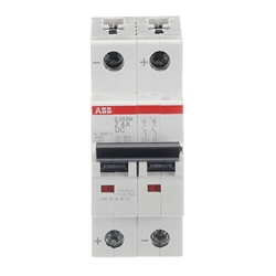 Interruttore magnetotermico S200MUC 2 poli 4A 10kA AC/DC uso industriale