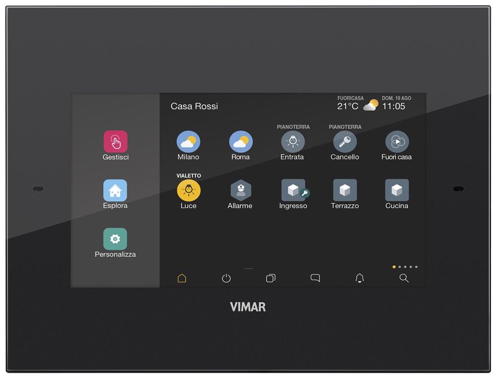 TOUCH SCREEN DOMOTICO IP 7   POE NE