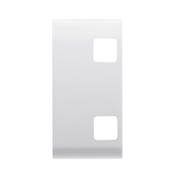 TASTO INTERCAMBIABILE PER PULSANTIERA - DA COMPLETARE CON 2 LENTI - 1 MODULO - BIANCO - CHORUSMART