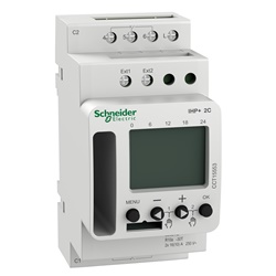 Interruttore orario digitale programmabile SMARTw Acti 9 IHP+ 7 giorni 2 canali 84 operazioni risparmio energetico uso domestico e industriale