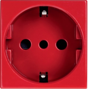 PRS SCHUKO 2P+T 16A R   PRESA SCHUK