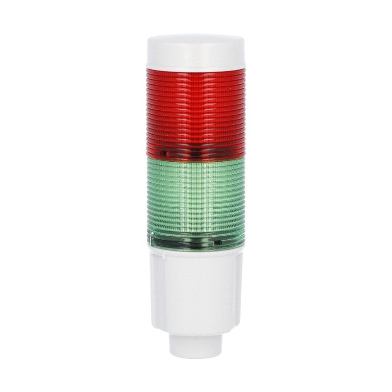 Colonna luminosa LED 45mm verde rosso 24VDC modulo luce fissa industriale