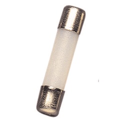Fusibile 5x20 mm 2,5A 250V protezione circuiti elettrici uso civile e industriale