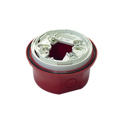 Base IP65 per sirene indirizzate 41SAI000/41SCI000, pressacavi inclusi