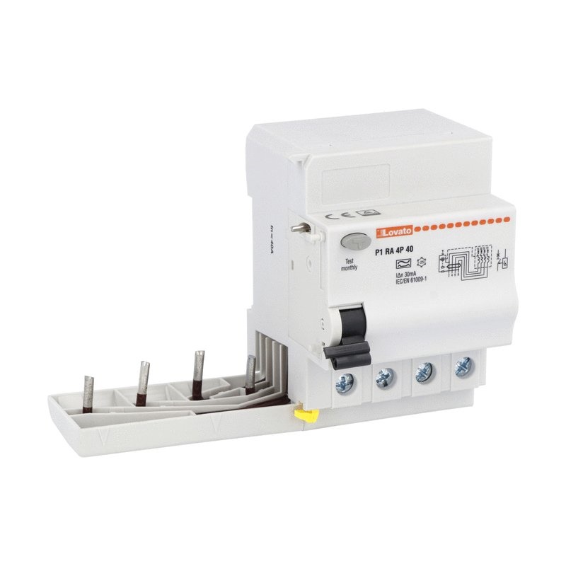 Blocco differenziale 4 poli 40A tipo A 300mA protezione impianti elettrici
