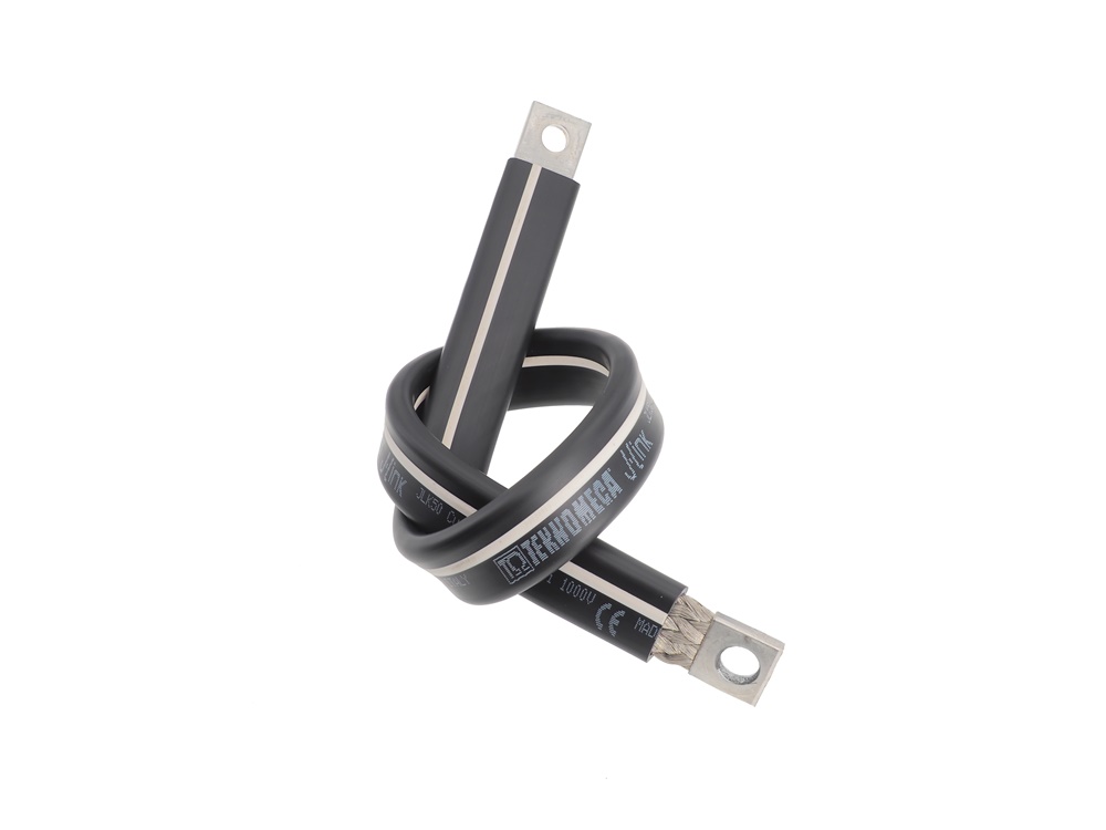 Giunto treccia isolato J-Link rame stagnato 50 mmq per impianti elettrici industriali