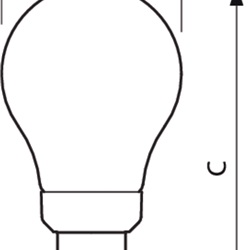 CLA LEDLUSTER D 5-40W P45 E14 827