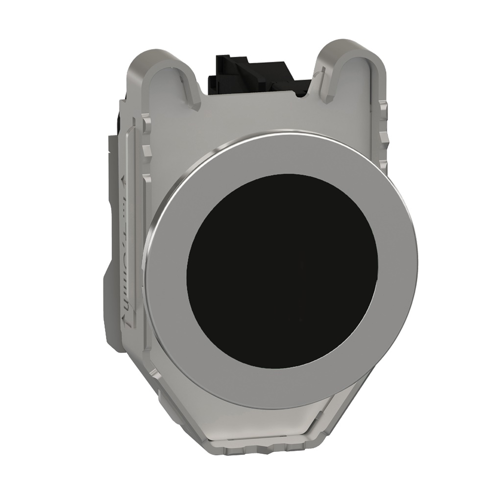 Pulsante nero filopannello 1NO
