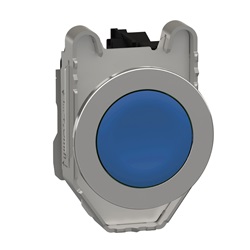Pulsante blu filopannello 1NO