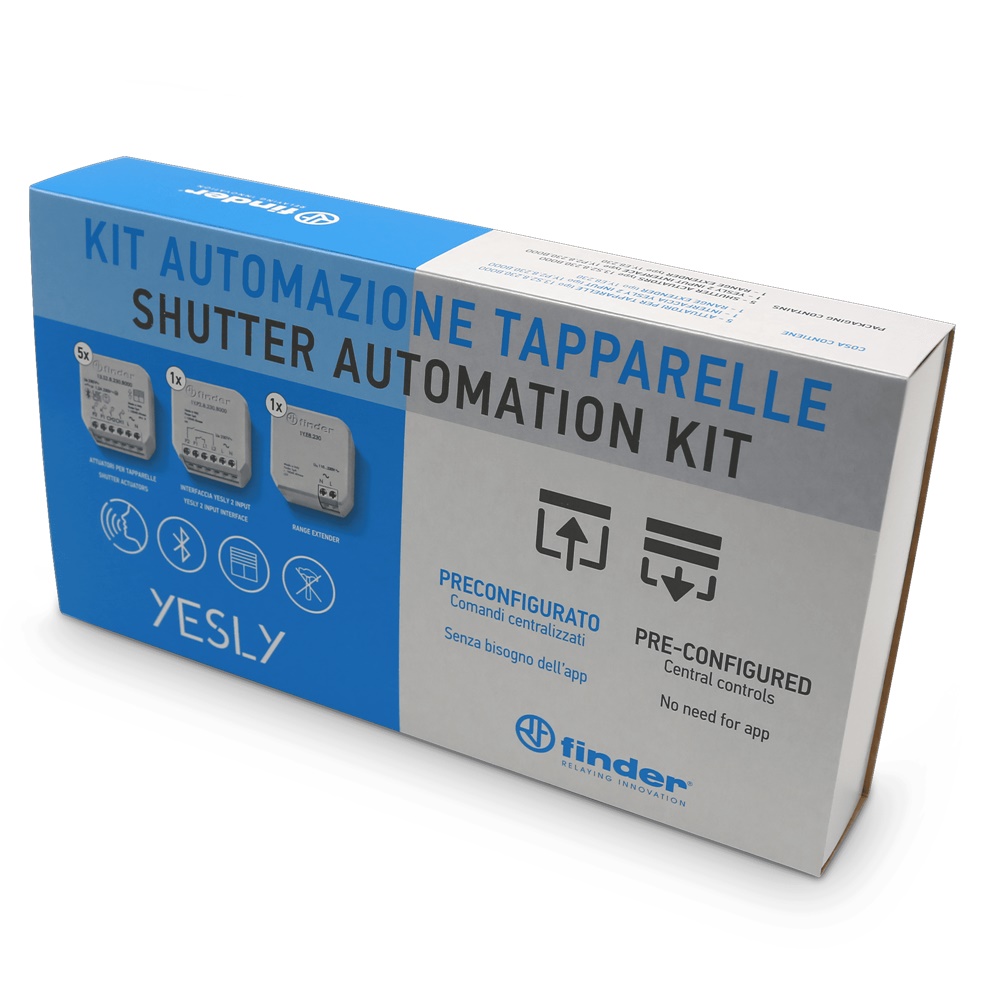 Attuatore tapparelle 6A Bluetooth YESLY incasso EU