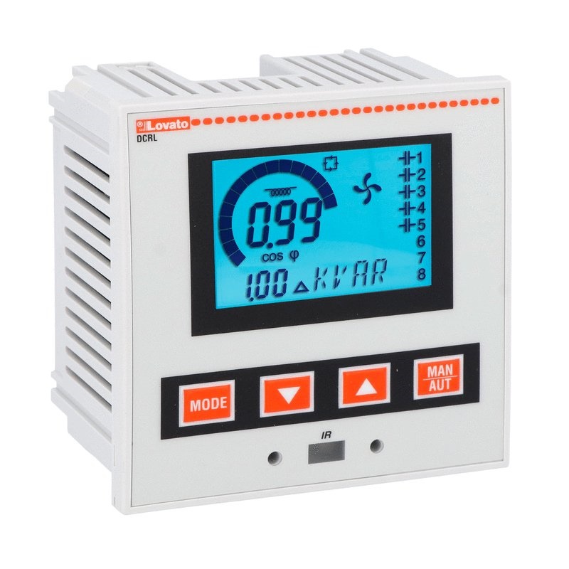 Regolatore automatico rifasamento 3 gradini serie DCRL per impianti elettrici industriali