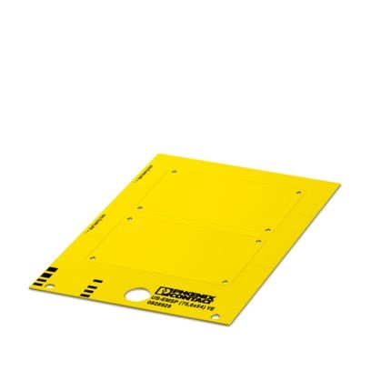 Etichetta gialla 75,6x54mm unisheet Phoenix Contact