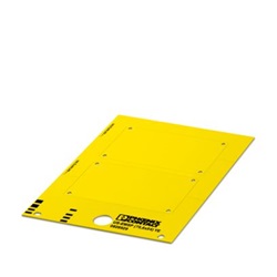 Etichetta gialla 75,6x54mm unisheet Phoenix Contact