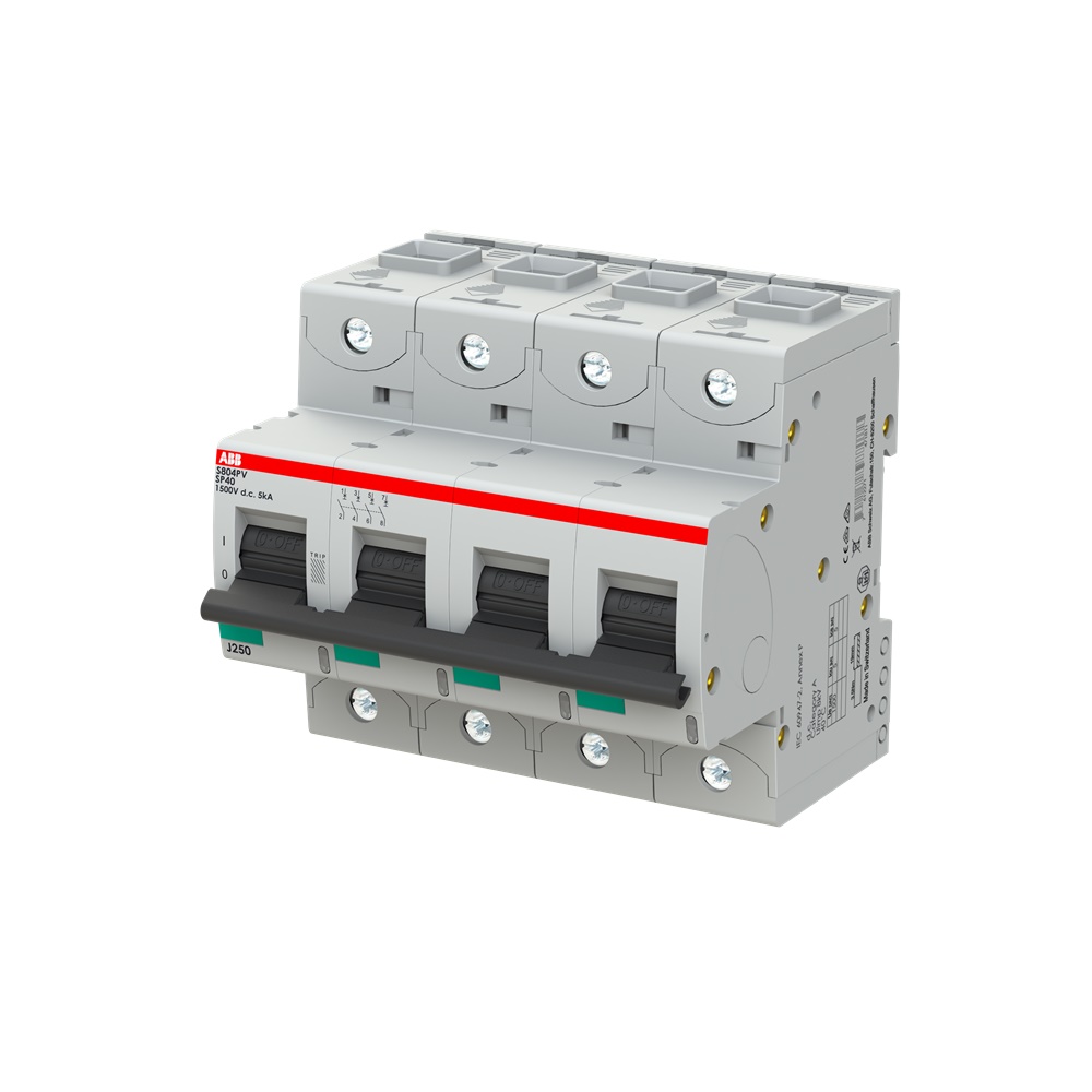 Interruttore automatico 4 poli 40A DC 1500V per impianti fotovoltaici alta prestazione