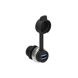 Interfaccia USB 3.0 Tipo A-A 22mm plastica cromata comunicazione serie Platinum