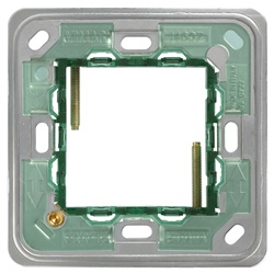 Supporto 2 moduli con viti per scatole quadrate BS montaggio elettrico