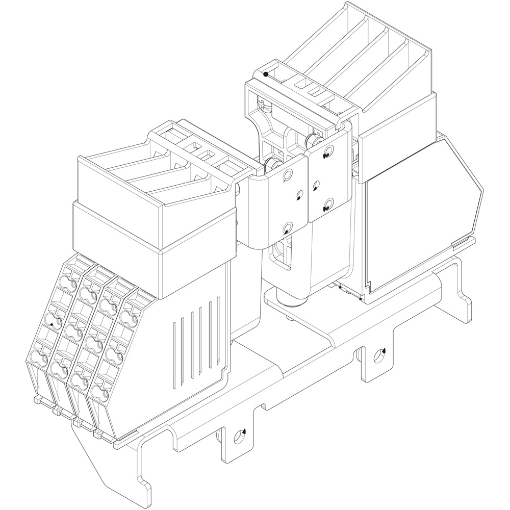 MEGA M4 M5 KIT CONTATTI 12 MORSETTI