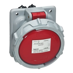 PRESA FISSA 63A 4P+T 400V IP67