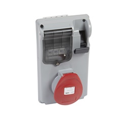 PRESA INTERB COMP QUAD IP44 32A 3P+