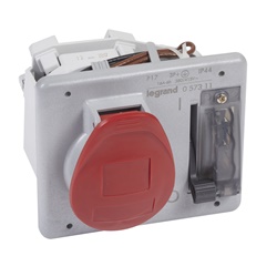 PRESA INTERB CON FUSIBILE IP44 3P+T