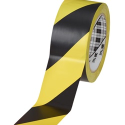 3M™ Nastro di avvertenza di pericolo 766, Giallo/Nero, 50 mm x 33 m