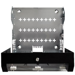 Armadio a muro verticale RWV 5U compatto per installazione elettrica e gestione cavi professionale