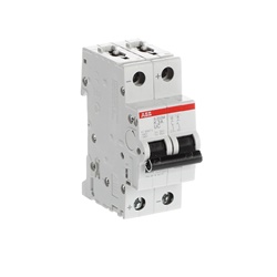 Interruttore automatico miniatura S200MUC 2 poli 3A tipo K per applicazioni AC e DC