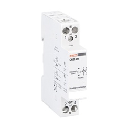 Contattore modulare bipolare 20A AC1 220-230V per impianti elettrici industriali